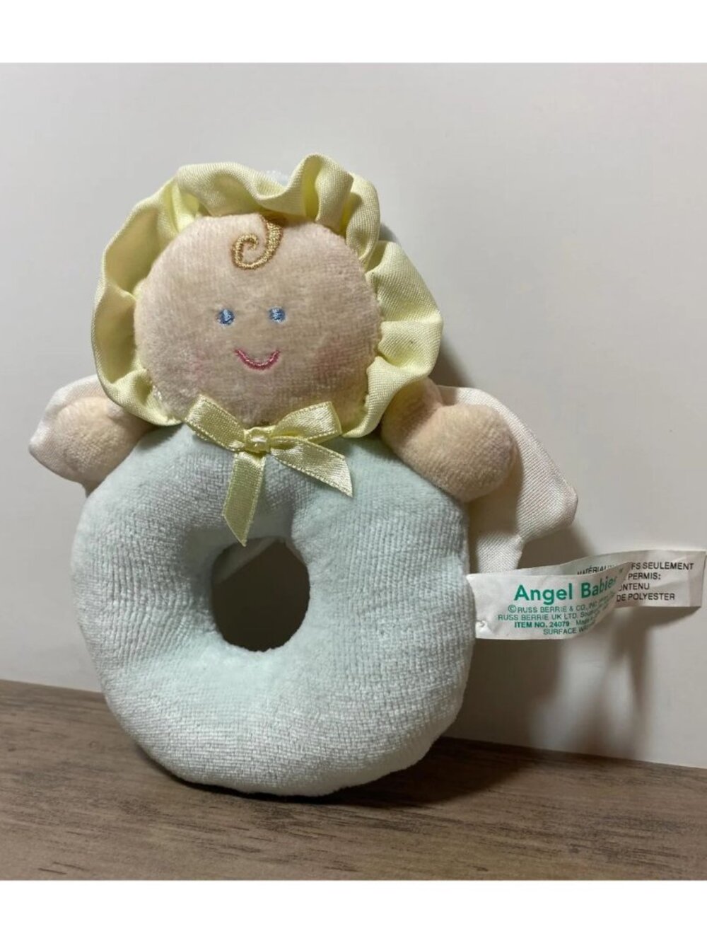 Russ Angel Babies Plush Rattle Amrams - Picture 2 of 4